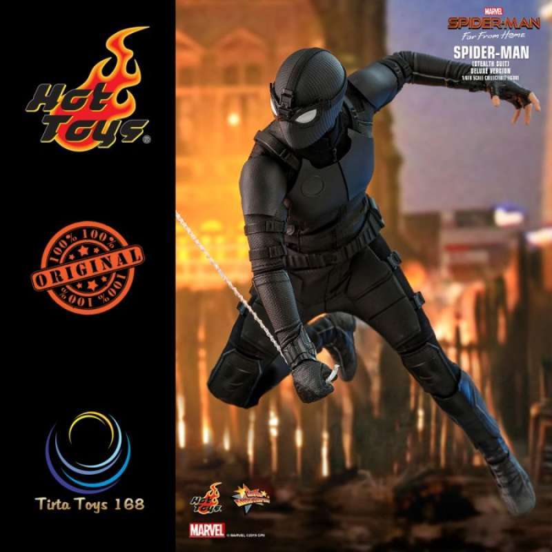 Promo Hot Toys Ht Mms Spider Man Stealth Suit Deluxe Version Diskon Di Seller