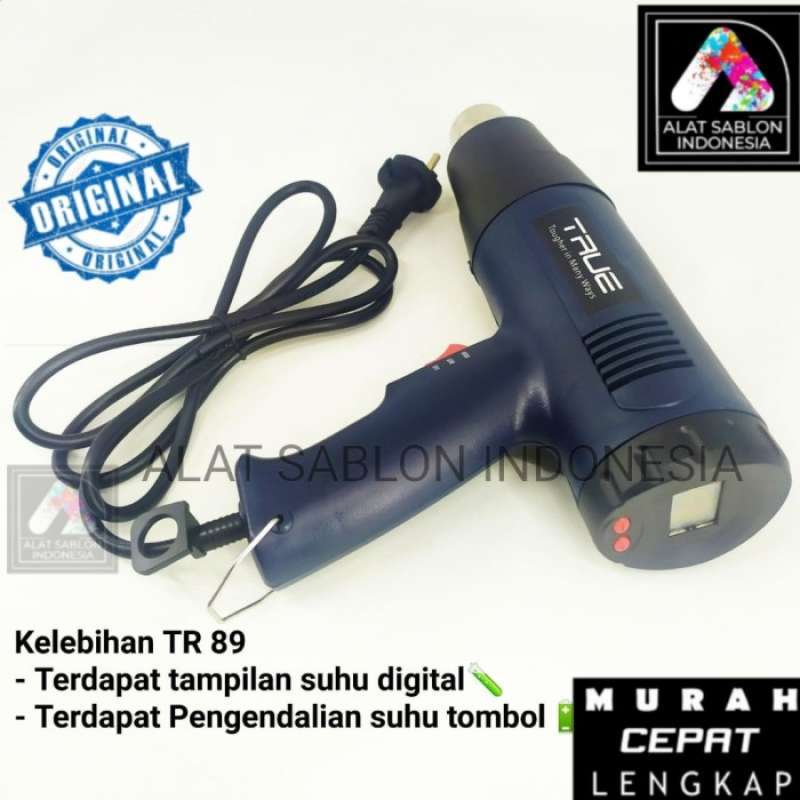 Promo HEAT GUN MESIN PEMANAS TRUE HOT AIR GUN TR DIGITAL ALAT SABLON Diskon Di Seller Rhmd