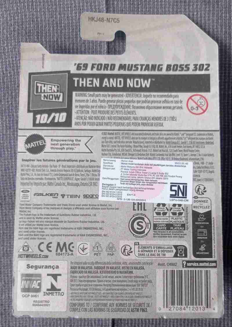 Jual Hot Wheels Ford Mustang Boss Then And Now Falken Blue Di Seller Royaleksander