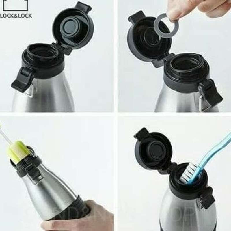 Promo Lock N Lock Cool Hot Tumbler Cylinder Botol Termos Tahan Panas Dingin Terbaik Diskon 22