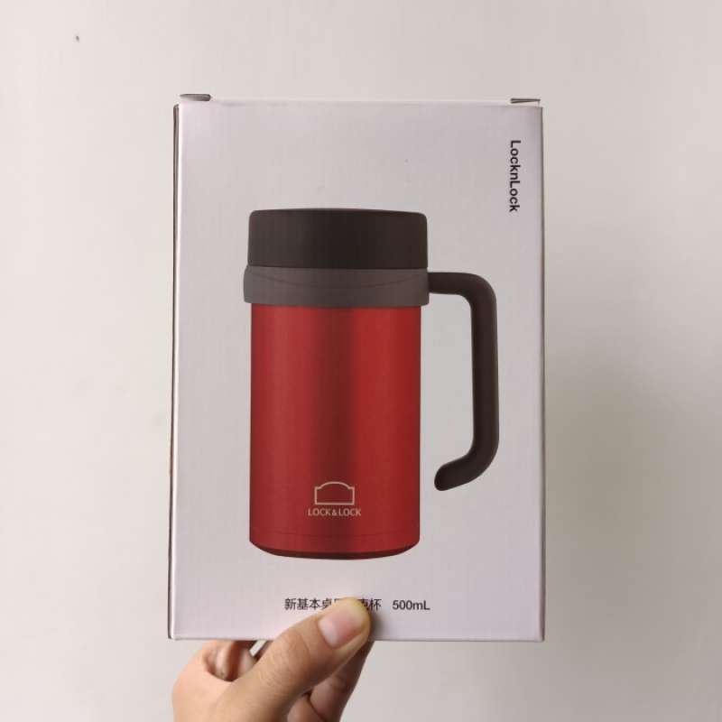 Jual Locknlock Hot Cool Table Mug 500 Ml Merah Abu Abu Di Seller Oshin Shop Pekojan Kota