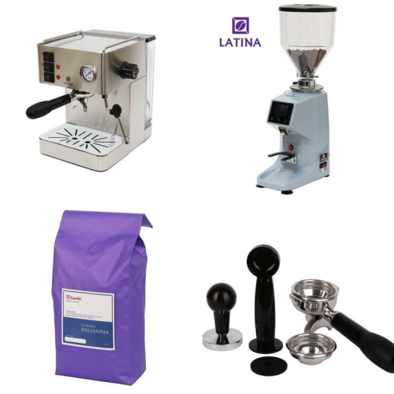 Promo Paket Espresso Machine Latina Primo Grinder Dx E Vega Kg Kopi Diskon Di Seller