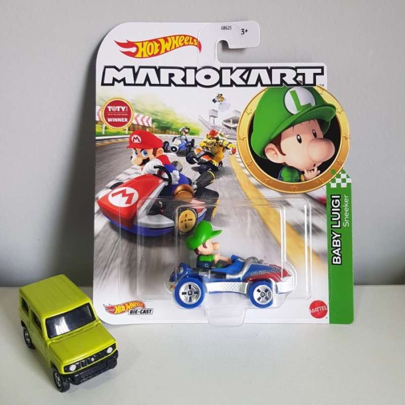 Promo Hot Wheels Mario Kart Baby Luigi Sneeker Hotwheels Mariokart Diskon Di Seller Qairina