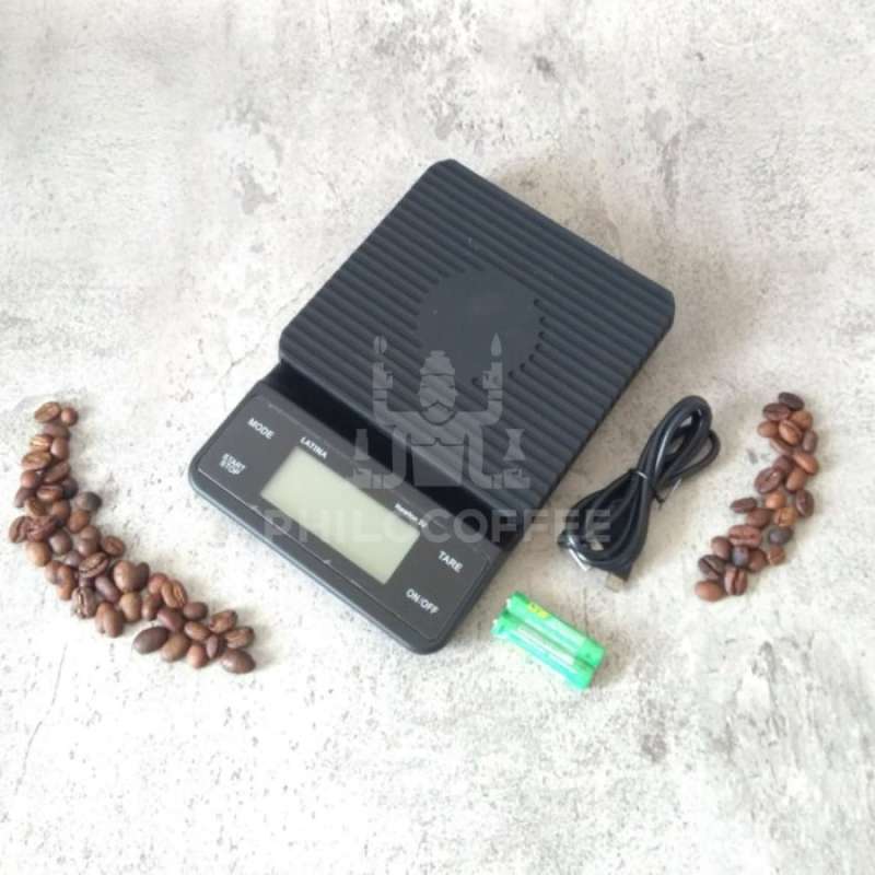 Promo Latina Newton U Timer Drip Scale Usb Kg Timbangan Seduh Kopi Diskon Di Seller