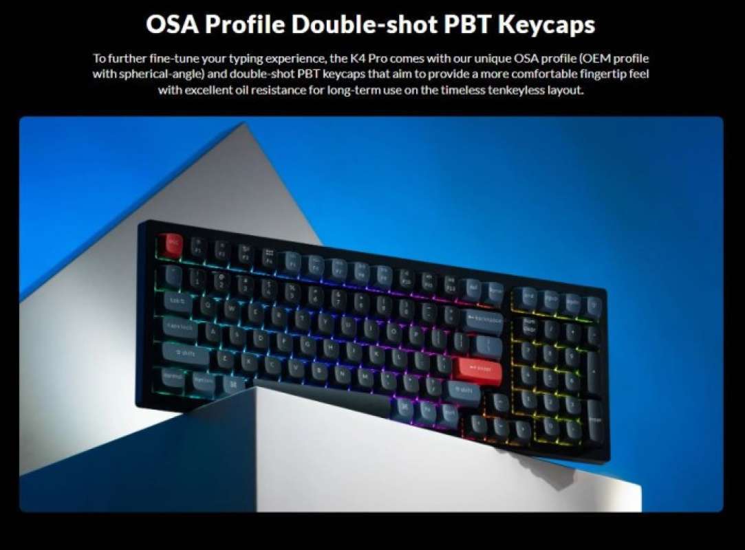 Promo Produk Ori Keychron K Pro Qmk Via Fully Assembled Hot Swappable White Backlight