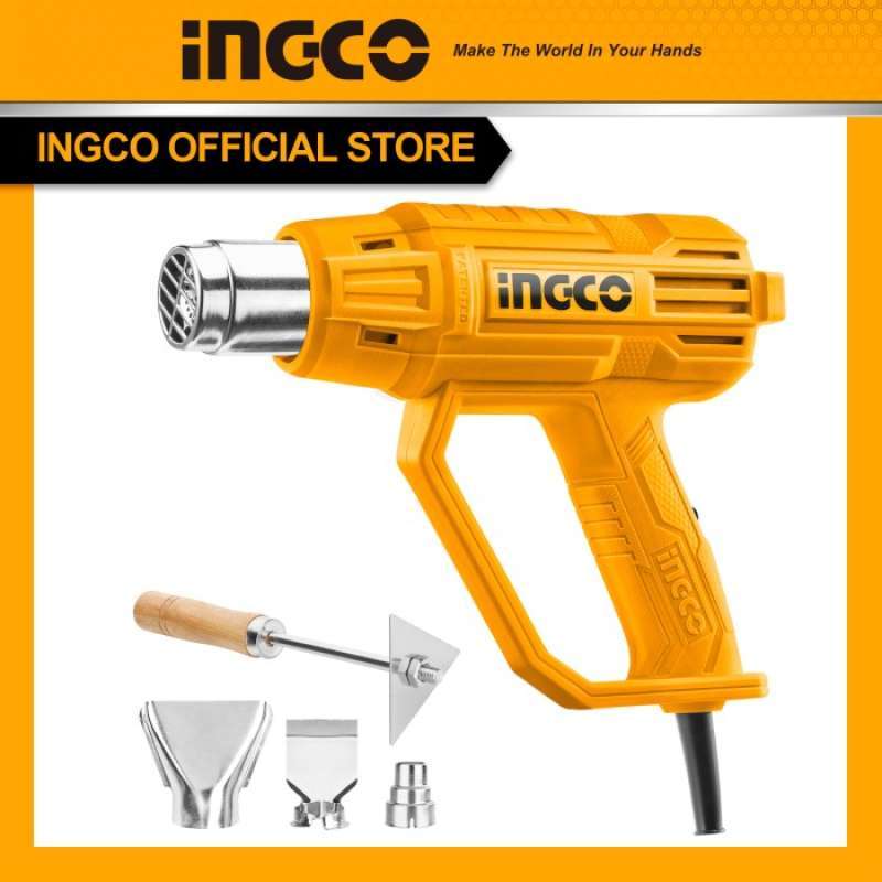 Promo Mesin Pemanas Hot Gun 2000W INGCO HG2000385 Electric Heat Gun SS Diskon 23 Di Seller CV