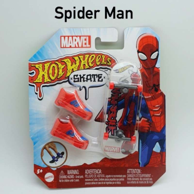 Jual Hot Wheels Skate Marvel Finger Board Single Hotwheels Tech Deck Warna Ghost Spider Di