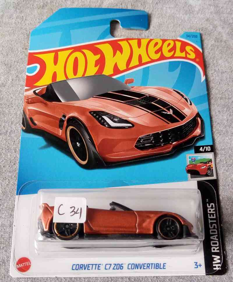Jual Hot Wheels Corvette C7 Z06 Convertible HW Roadster Brown Di Seller RoyAleksander
