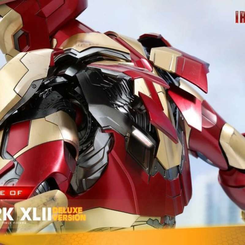Promo HOT TOYS QS008 IRON MAN MARK 42 XLII DELUXE VER REISSUE HT 1 4 SCALE Diskon 23 Di Seller