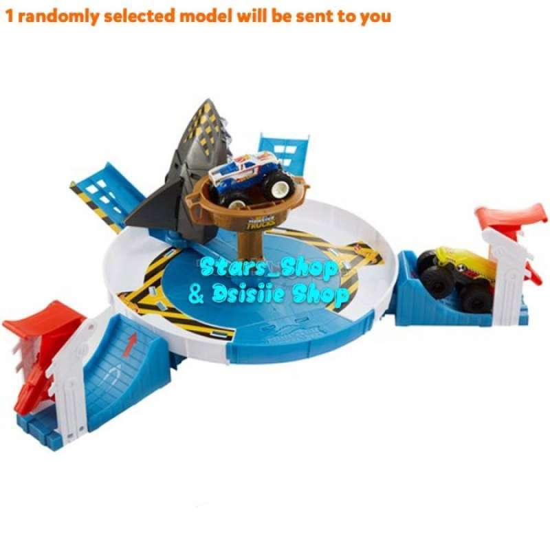 Promo Hot Wheels Monster Truck Mecha Shark Face Off Playset Mainan Mobil Diskon Di Seller