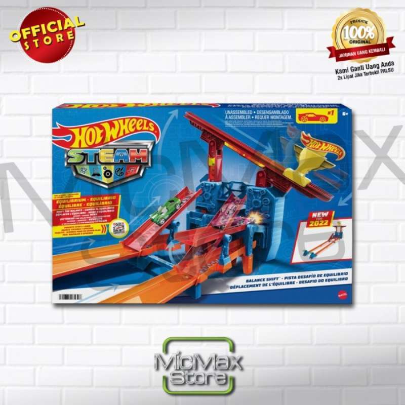 Promo Hot Wheels Hotwheels Steam Equilibrium Balance Shift Playset HDY Diskon Di Seller