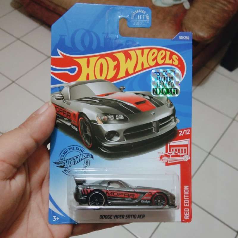 Promo HOT WHEELS DODGE VIPER SRT ACR RED EDITION FACTORY SEALED LUTOFIA Diskon Di Seller