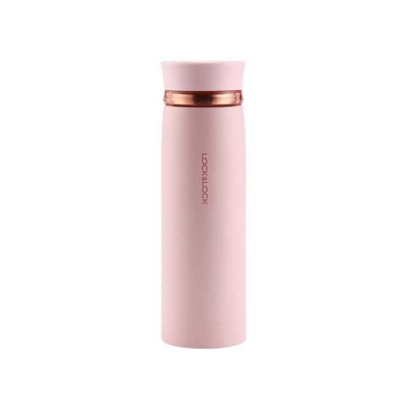 Promo Tumbler Locknlock Feather Ring Light Vacuum Hot Cool Ml Cold Cup Pink Diskon Di