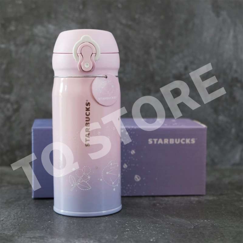Promo Tumbler Starbucks Hot Cold Tall Size Termos Oz Blue Sea