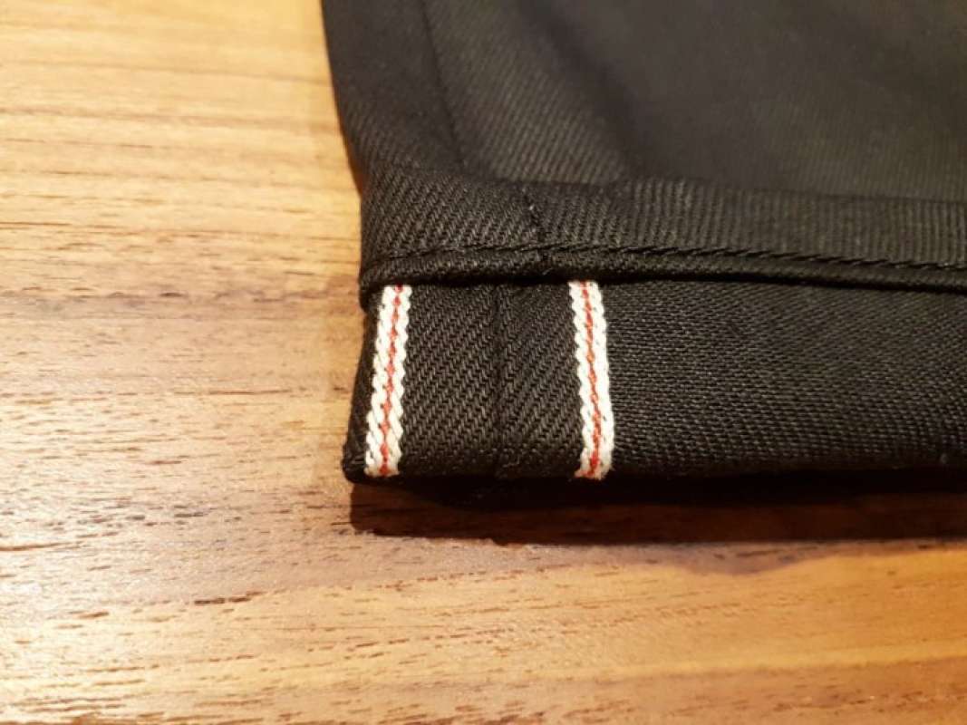 Jual Naked Famous Denim Weird Guy Solid Black Selvage Di