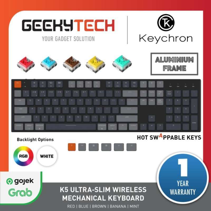 Promo Keychron K Ultra Slim Optical Hot Swappable Alumunium Frame Diskon Di Seller Rayi