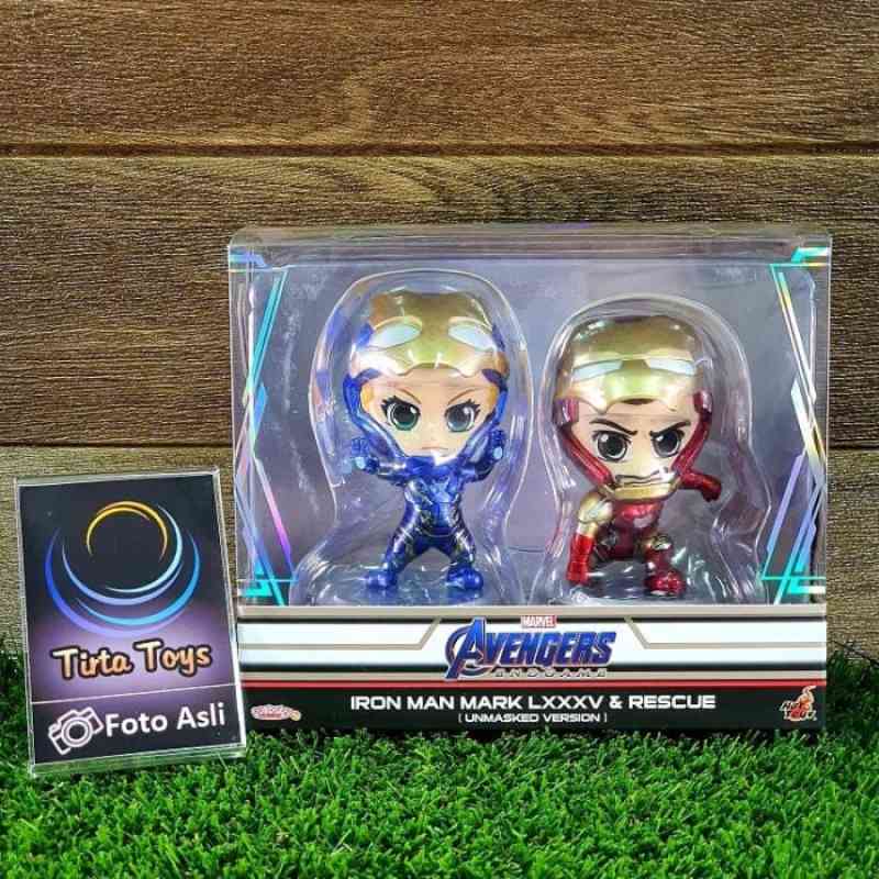 Promo Hot Toys Ht Cosbaby Cosb Iron Man Mark Lxxxv And Rescue Unmasked Diskon Di