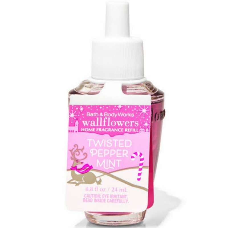 Promo BATH BODY WORKS BBW TWISTED PEPPERMINT WALLFLOWER REFILL 24 ML