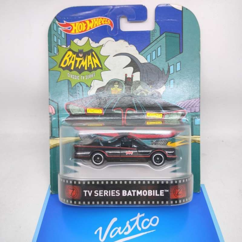 Promo Hot Wheels DC Comics Batman TV Series Batmobile Hotwheels Retro Diskon 23 Di Seller