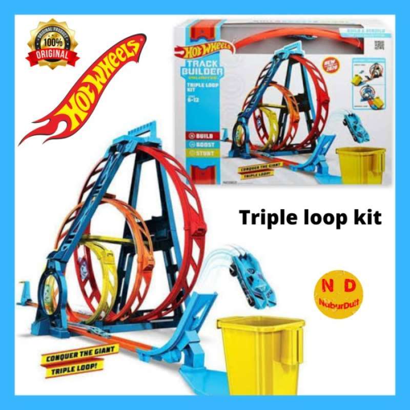 Promo Hotwheels Track Unlimited Triple Loop Kit Ori Mattel Hot Wheels Diskon Di Seller