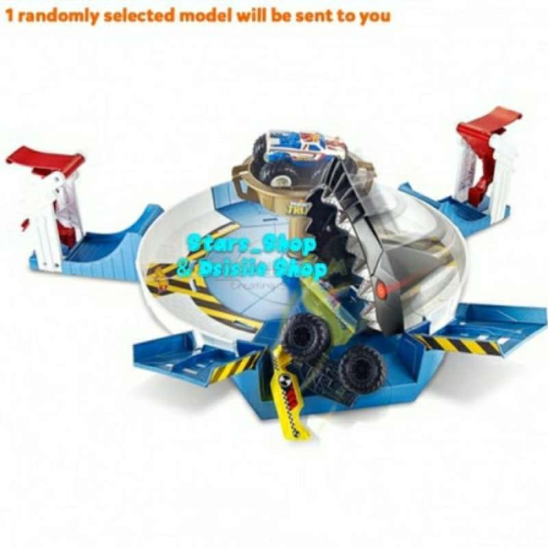 Jual Hot Wheels Monster Truck Mecha Shark Face Off Playset Mainan Mobil Di Seller Qairina