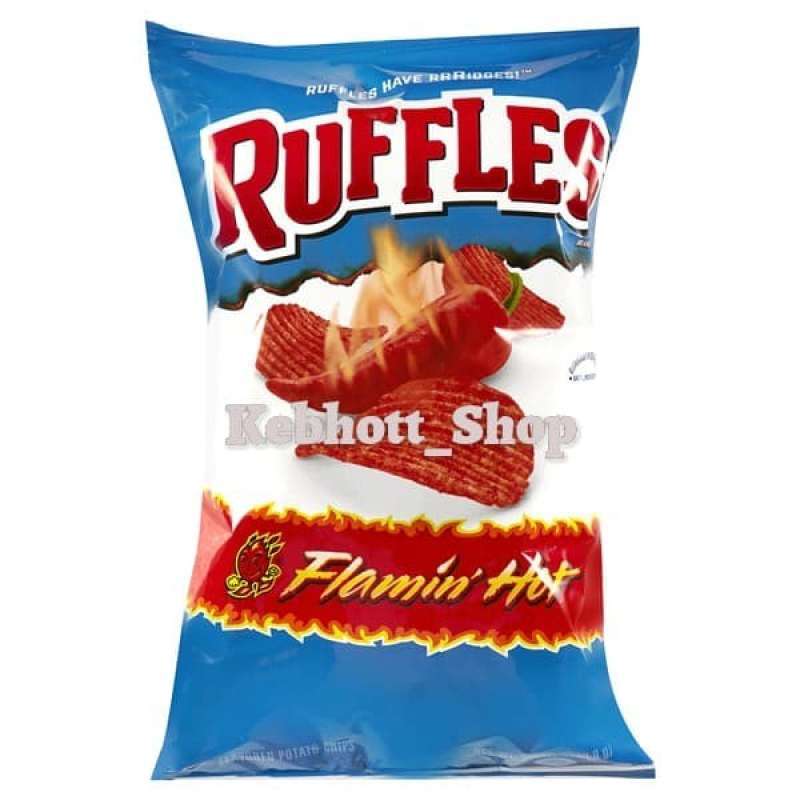 Promo Ruffles Flamin Hot Potato Chips Gr Flamin Hot Keripik Kentang Diskon Di Seller