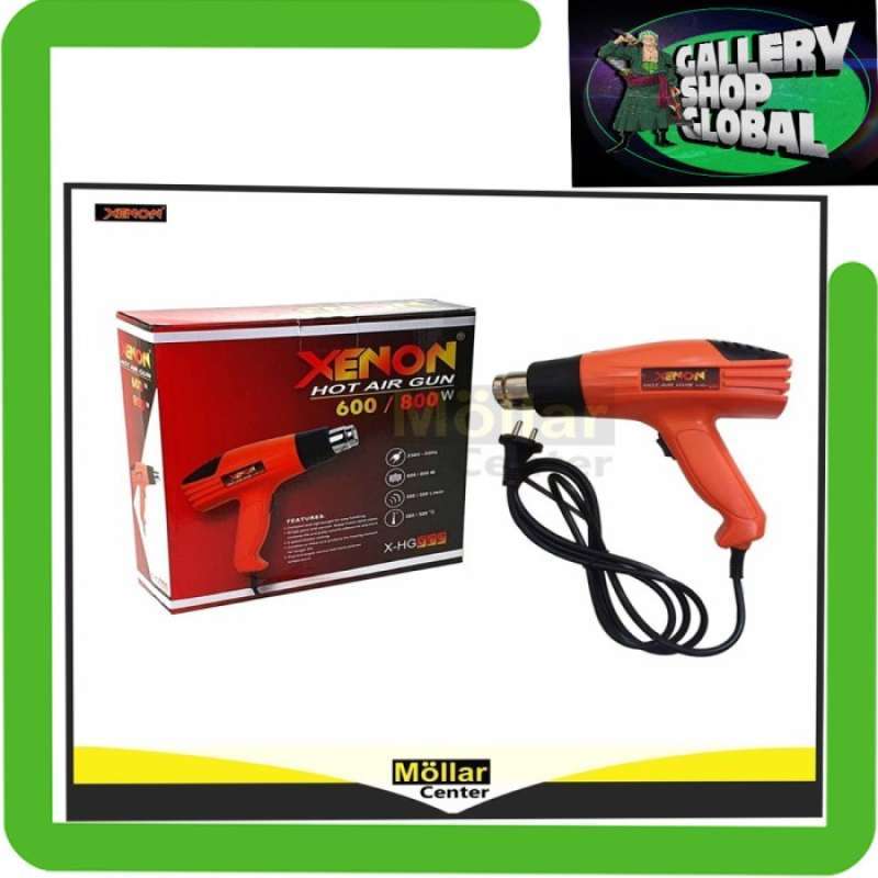 Promo XENON HG MESIN HEAT GUN HOT GUN HOT AIR GUN ALAT PEMANAS STIKER Diskon Di