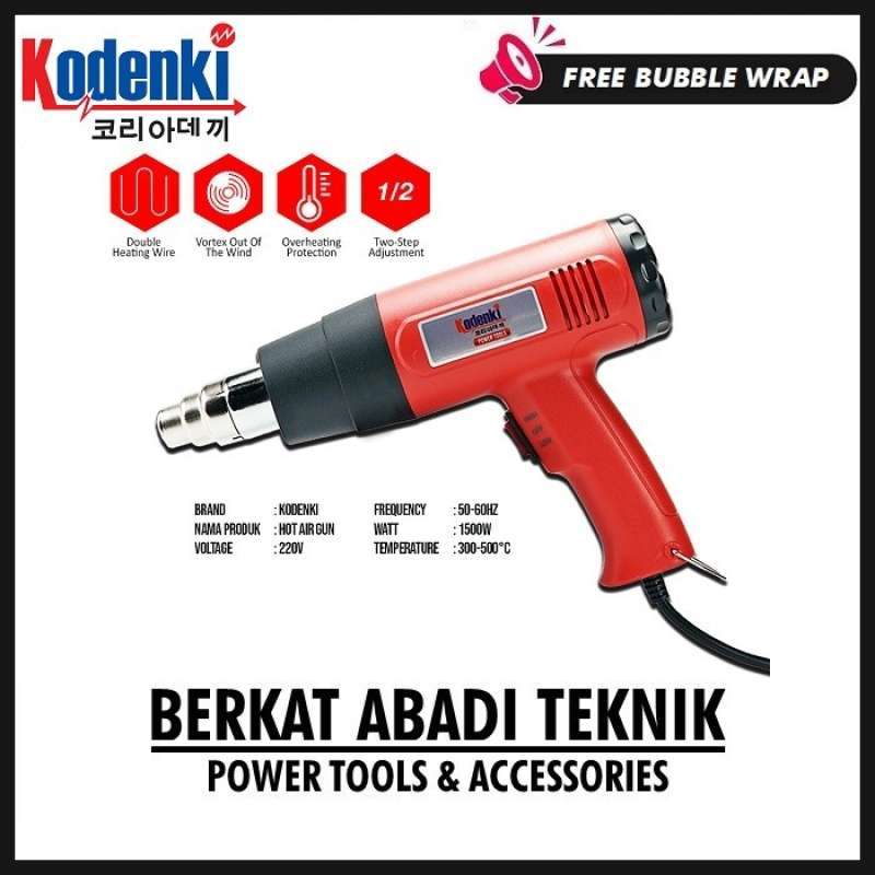 Promo KODENKI HAG Heat Gun Hot Air Gun Pistol Pemanas Listrik Mesin Diskon Di Seller Rhmd