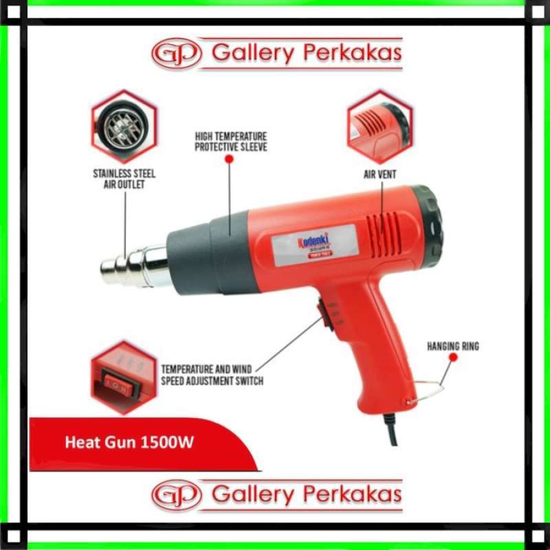 Promo KODENKI Heat Gun Watt Hot Air Gun Pistol Pemanas Hot Gun Diskon Di Seller Rhmd