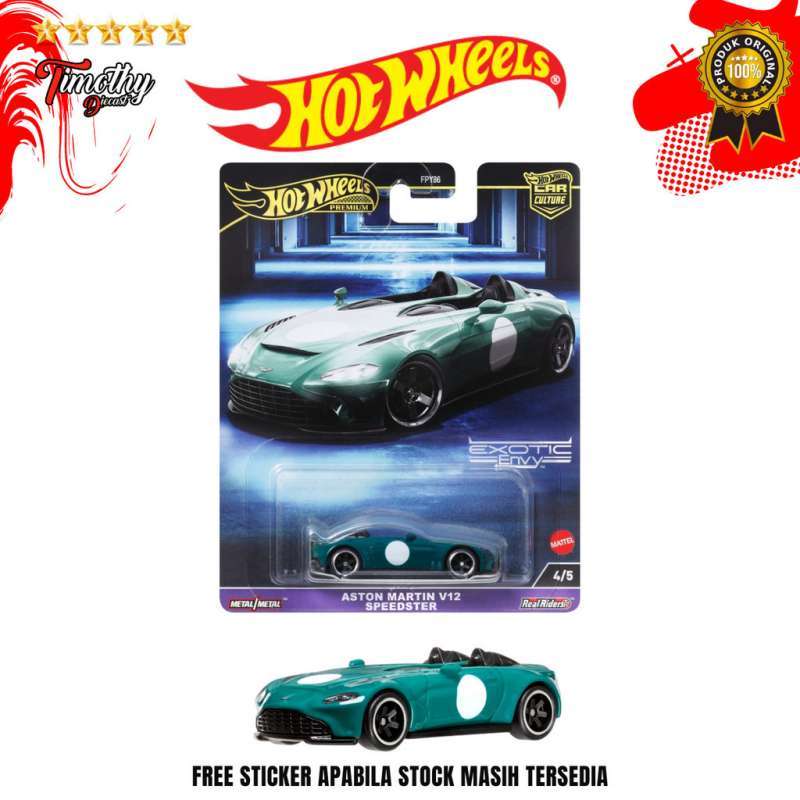Promo Hot Wheels Premium Exotic Envy 3 Varian Porsche 911 Lamborghini Bmw F1 Aston Martin V12