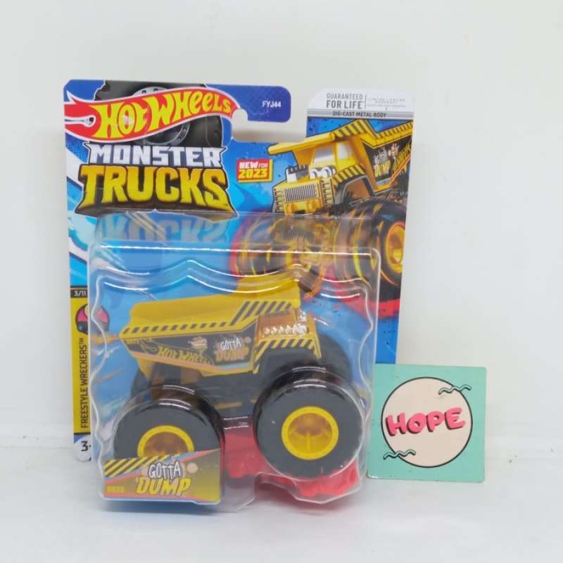 Promo Hot Wheels Monster Trucks 2023 Skala 64 Gotta Dump Original Mattel Diskon 23 Di Seller