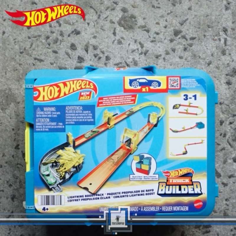 Promo Hot Wheels Track Builder Lightning Boost Pack Carry Case Build Store Diskon Di Seller