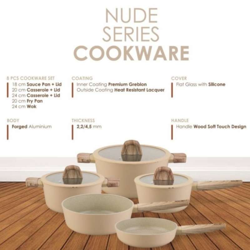 Promo Signora Nude Series Cookware Panci Alat Masak Estetik Eksklusif Promo Diskon 4 Di Seller