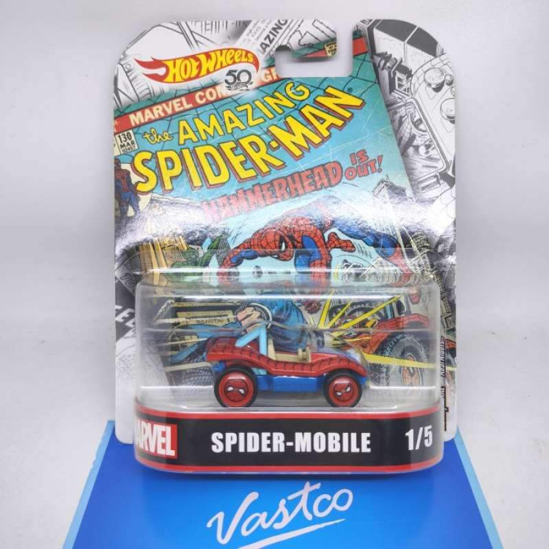 Jual Hot Wheels Marvel Spiderman Spider Mobile Hotwheels Retro Spider Man Di Seller Qairina