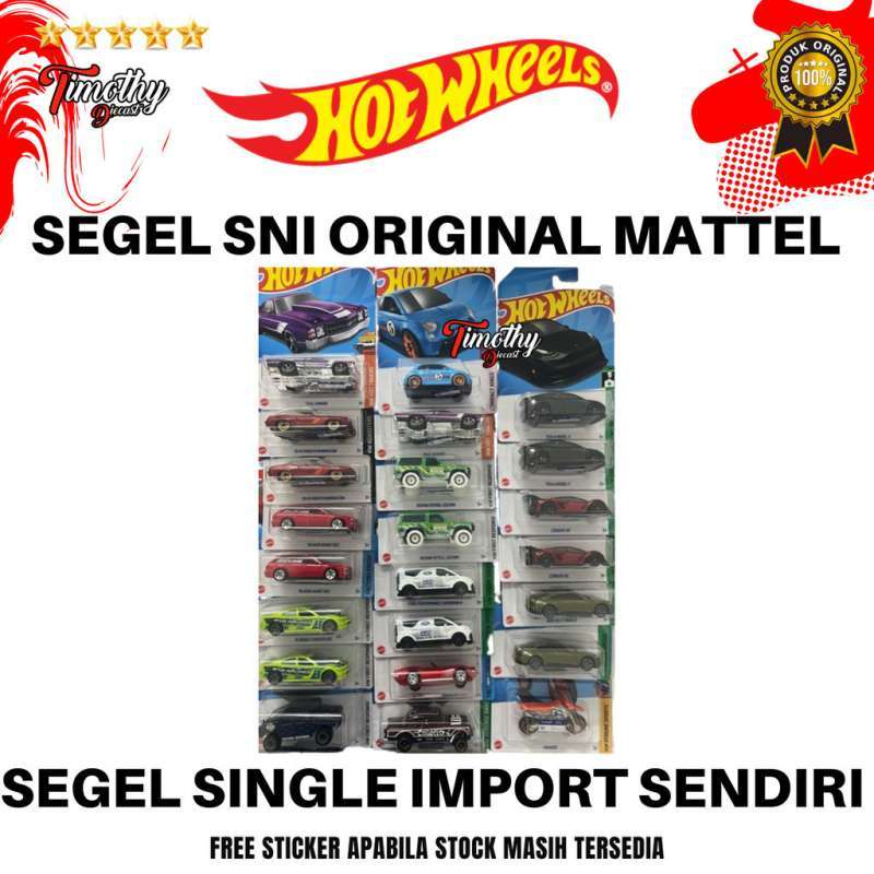 Promo Hot Wheels Grosir Kartonan Box G 2024 Segel Sni Original Mattel Diskon 3 Di Seller