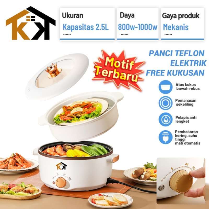 Jual Kk Panci Listrik Timer Serbaguna Multifungsi Elektric Hot Pot Cooker Di Seller Owl Store