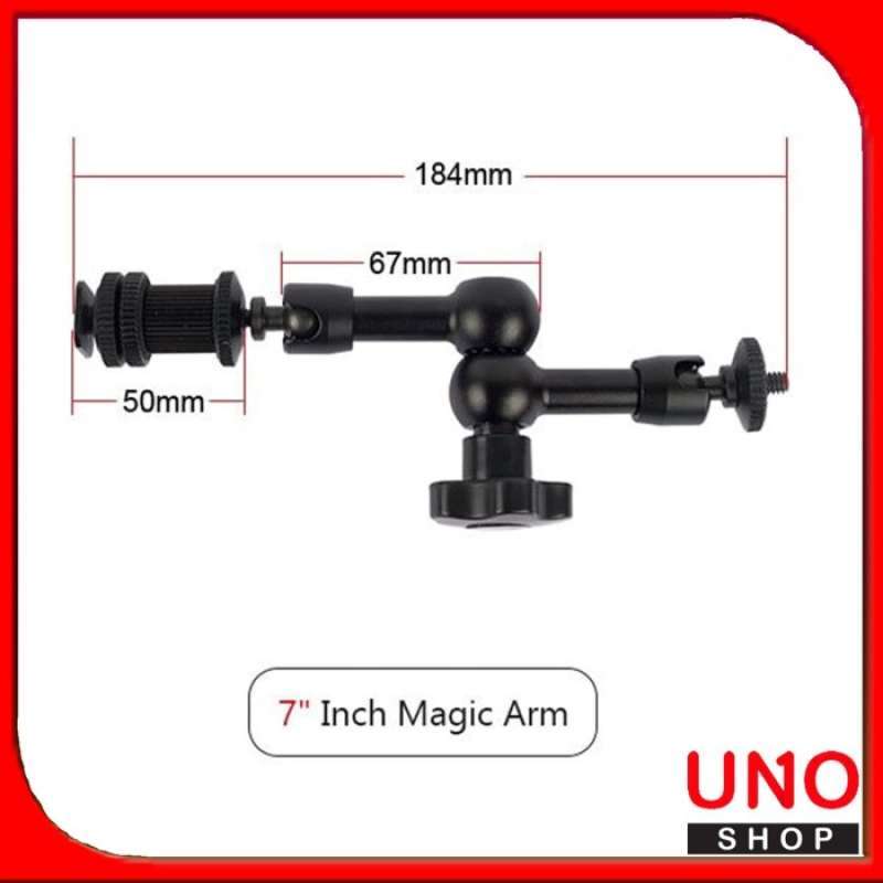 Jual Magic Arm Articulating Friction Inch With Ball Head Hot Shoe Di Seller Rumix