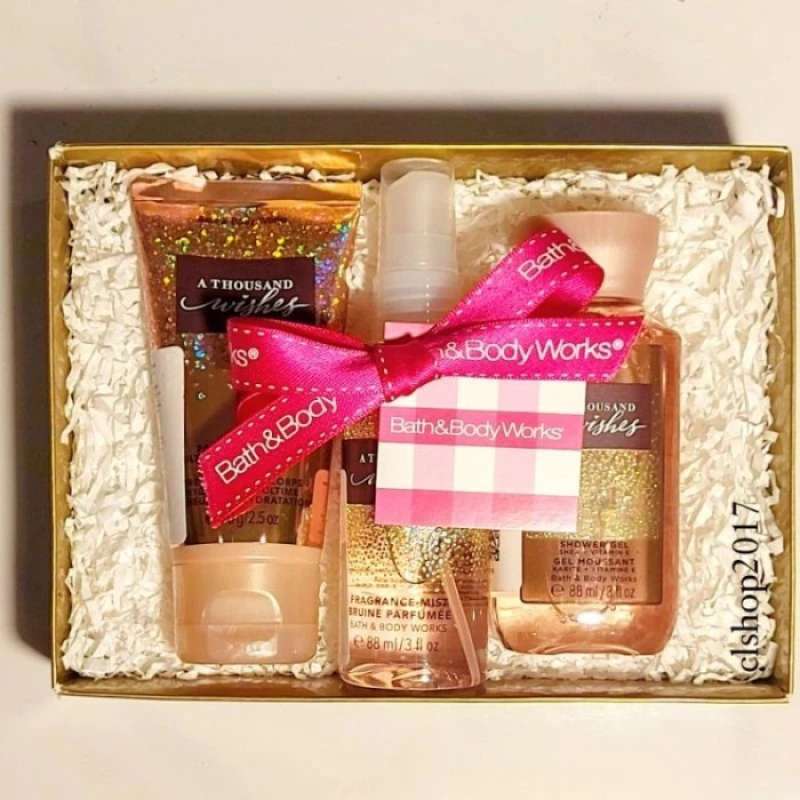 Promo Bath Body Works Bbw Paket A Thousand Wishes Giftset Part Terbaru Tl P Diskon Di