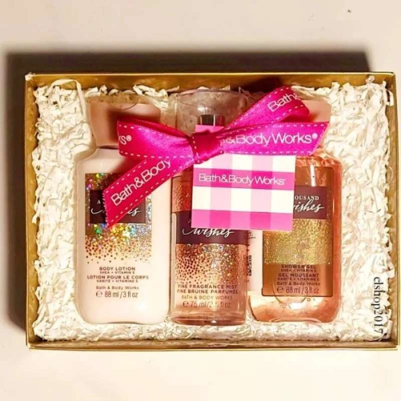 Promo Bath Body Works Bbw Paket A Thousand Wishes Giftset Part Terbaik Ps Tc Diskon Di