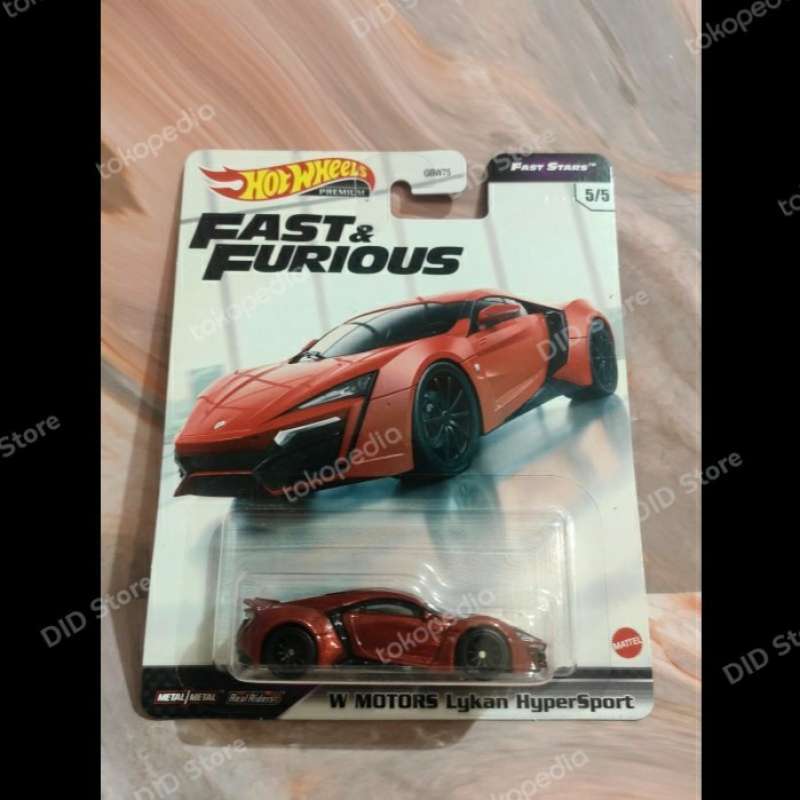 Promo Hot Wheels Premium W Motors Lykan Hypersport Fast Furious Diskon 30 Di Seller Puas Shop