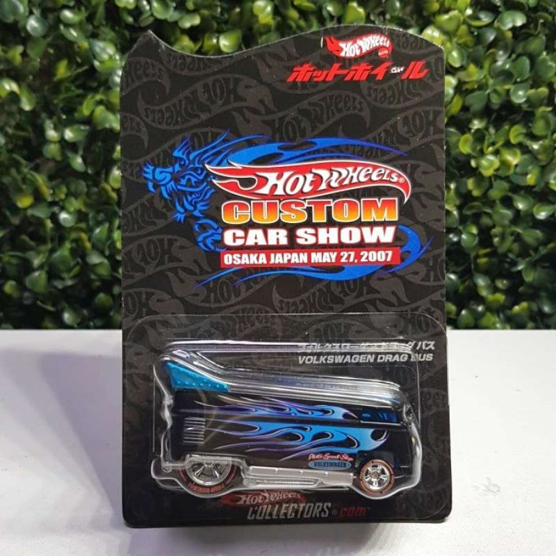 Promo Hot Wheels VW Drag Bus Car Show Osaka Japan Convention Holo Digit Multicolor Diskon