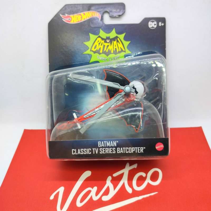 Promo Hot Wheels DC Comics Batman Classic TV Series Batcopter Hotwheels 1 50 Diskon 23 Di