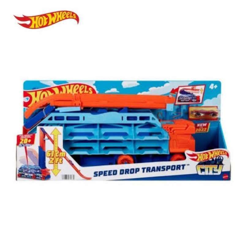 Promo Hot Wheels Hotwheels City Speed Drop Transport Hauler Truck Diskon 23 Di Seller Enzo