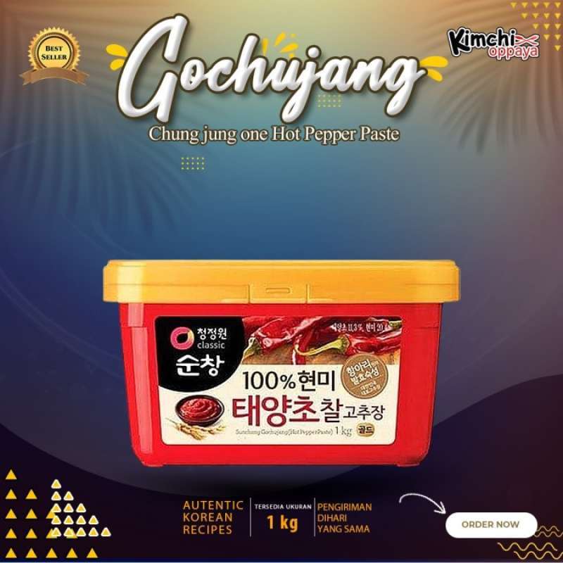 Promo Chung Jung One Gochujang 1 KG Sambal Pasta Korea Hot Pepper Paste Diskon 33 Di Seller