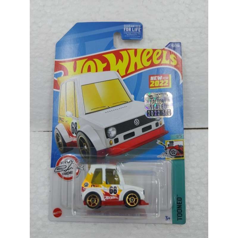 Promo Hot Wheels Factory Sealed Tooned Volkswagen Golf Mk Putih Diskon Di Seller