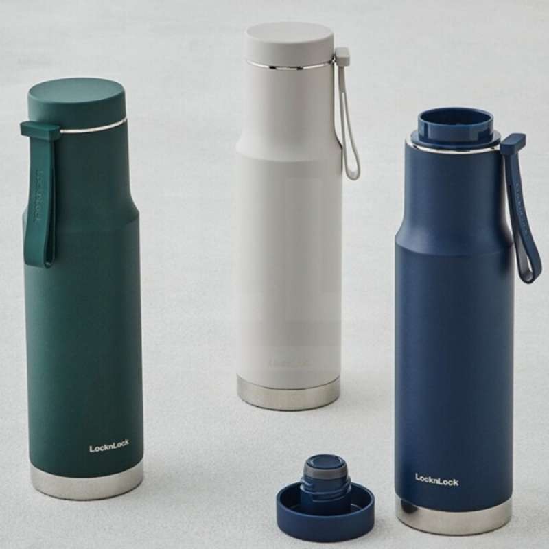 Promo Tumbler Hot Cool Locknlock Exclusive Metro Edge Termos Ml Lhc Diskon Di Seller