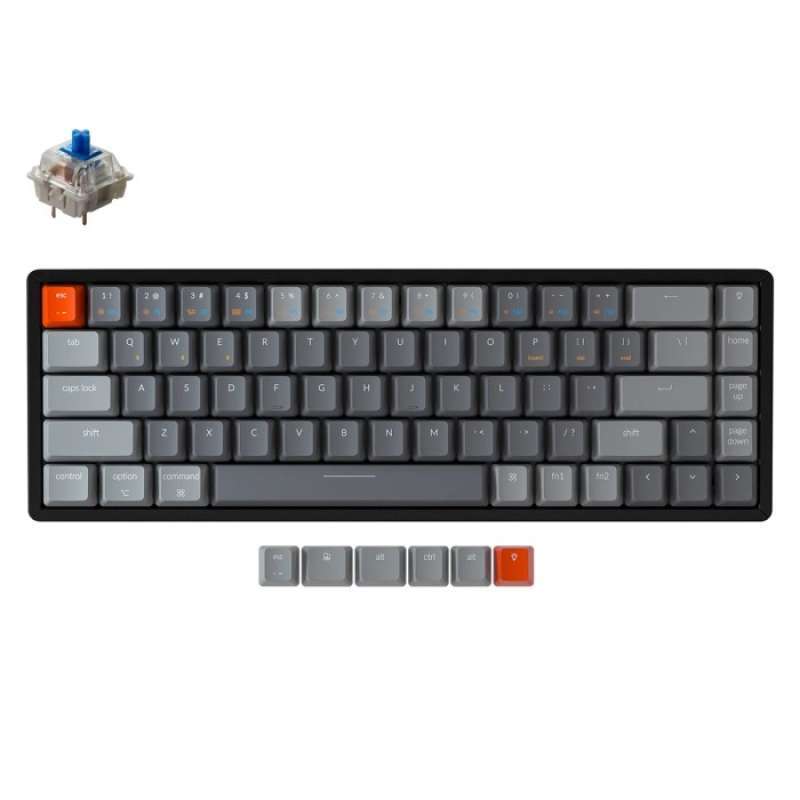 Promo Produk Ori Keychron K Hot Swappable Rgb Backlight Aluminum Frame Keyboard Diskon