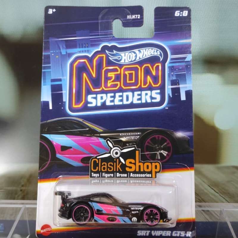 Promo Hot Wheels Neon Speeders 2023 Nissan Ford Focus VW Honda CIVIC EK9 BMW SRT VIPER Warna