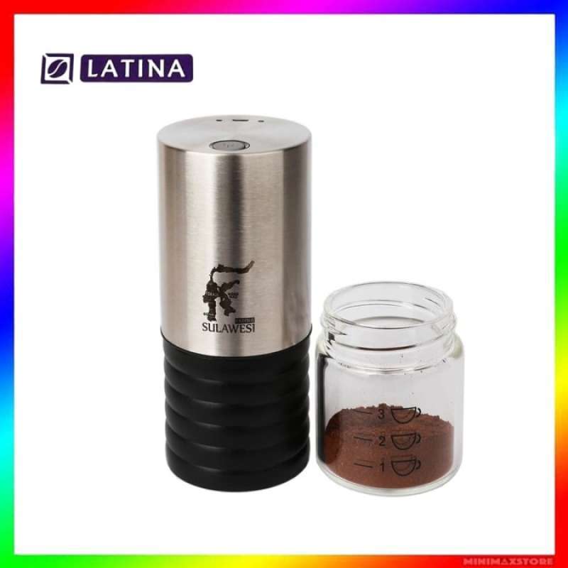 Promo Latina Sulawesi Portable Electric Coffee Grinder Penggiling Kopi Usb Diskon Di Seller