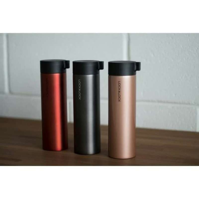 Promo Lock N Lock Knob Tumbler Ml Locknlock Termos Hot Cool Panas Dingin Diskon Di